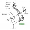 Cache pivot droit Kawasaki Er-6f (2012-2016) | Réf. 140920739