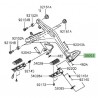 Platine repose-pieds Kawasaki Er-6f (2012-2016)