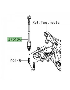 Contacteur de frein arrière Kawasaki Er-6f (2012-2016)