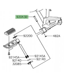 Goupille 6x34 Kawasaki 920431271 | Moto Shop 35