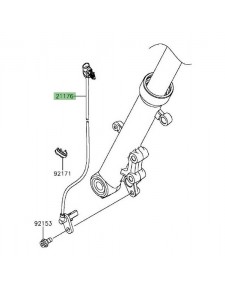 Câble ABS roue avant Kawasaki Er-6f ABS (2012-2016) | Réf. 211760702