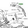 Habillage de cadre droit Kawasaki Er-6f (2012-2016) | Réf. 140920857