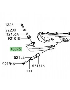 Poignée passager Kawasaki Er-6f (2012-2016)