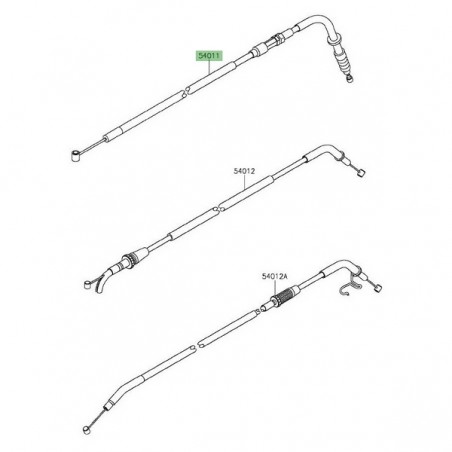 Câble d'embrayage Kawasaki Vulcan S (2015 et +) | Réf. 540110590