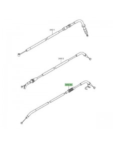 Câble de fermeture des gaz Kawasaki Vulcan S (2015 et +)