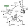 Cache platine repose-pieds Kawasaki Vulcan S (2015 et +)