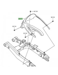 Protection de chaîne Kawasaki Vulcan S (2015 et +) | Réf. 360140566