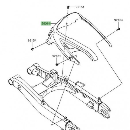 Protection de chaîne Kawasaki Vulcan S (2015 et +) | Réf. 360140566