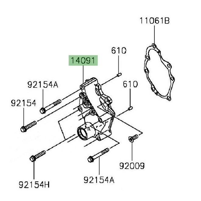 Carter de transmission Kawasaki Vulcan S (2017 et +) | Réf. 140930463