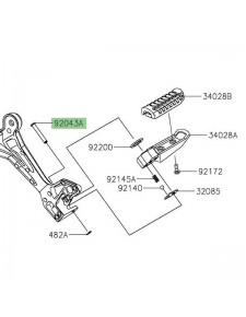 Goupille 6x40 Kawasaki 920430200 | Moto Shop 35