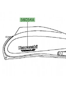 Autocollant "Kawasaki Vulcan S" réservoir Kawasaki Vulcan S (2015 et +) | Moto Shop 35