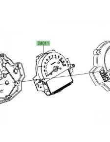 Compteur seul Kawasaki Vulcan S (2015-2016)