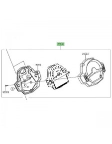 Bloc compteur Kawasaki Vulcan S (2015 et +)