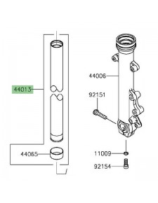 Tube de fourche Kawasaki Vulcan S (2015 et +) | Réf. 440130270