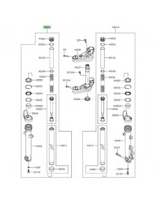 Bras de fourche gauche Kawasaki Vulcan S (2015 et +) | Moto Shop 35