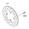 Vis M8x30 fixation disque de frein Kawasaki 921540844 | Moto Shop 35