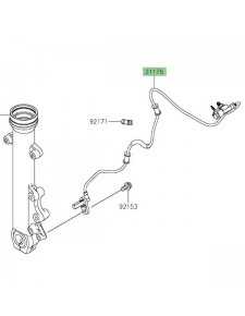 Câble ABS roue avant Kawasaki Vulcan S ABS (2015 et +) | Réf. 211760804