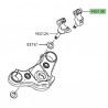 Pontet de guidon droit Kawasaki Vulcan S (2015 et +) | Réf. 46012035218R