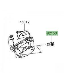 Vis M10x30 pour fixation pontet support compteur Kawasaki Vulcan S (2015 et +) | Réf. 921501690