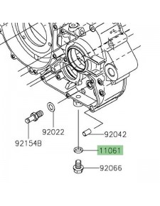 Joint de vidange d'origine Kawasaki Z125 (2019 et +) | Réf. 110610222