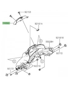 Protection de compteur Kawasaki Z125 (2019-2024) | Réf. 140921151