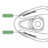 Autocollant "Kawasaki" réservoir Kawasaki Z125 (2019-2024)