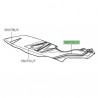 Autocollant inférieur habillage sous réservoir Kawasaki Z125 (2019-2022)