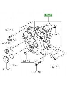 Carter d'alternateur Kawasaki Z125 (2019-2024) | Réf. 140310628