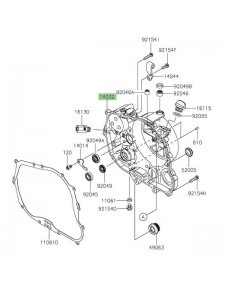 Carter d'embrayage Kawasaki Z125 (2019-2024) | Réf. 140320651