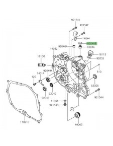 Joint spi carter d'embrayage Kawasaki Z125 (2019-2021) | Réf. 920491262