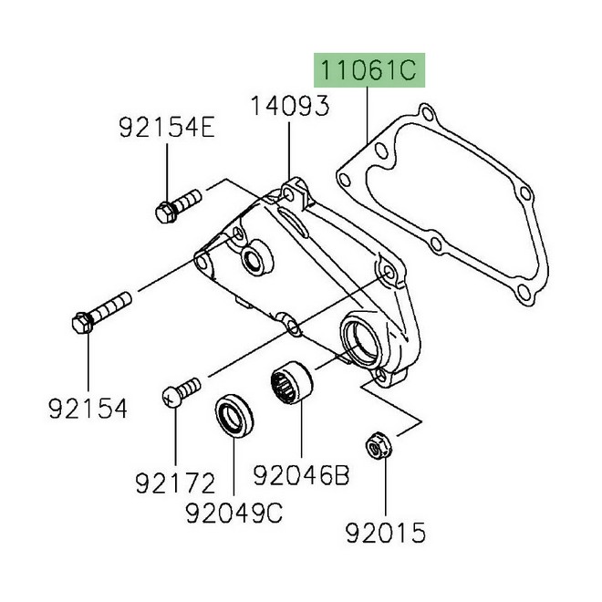 Joint carter de transmission Kawasaki Z125 (2019-2024) | Réf. 110611479