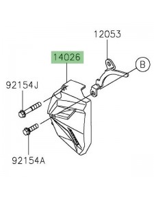 Carter pignon de sortie de boîte Kawasaki Z125 (2019-2024) | Réf. 140260109