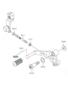 Caoutchouc sélecteur de vitesse Kawasaki 921612089
