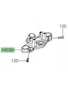 Té de fourche supérieur Kawasaki Z125 (2019-2024) | Réf. 44039013821