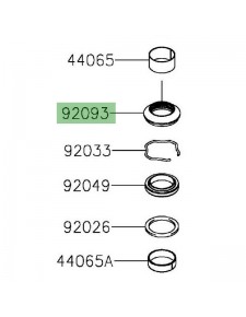 Cache poussière d'origine Kawasaki 920930590 | Moto Shop 35