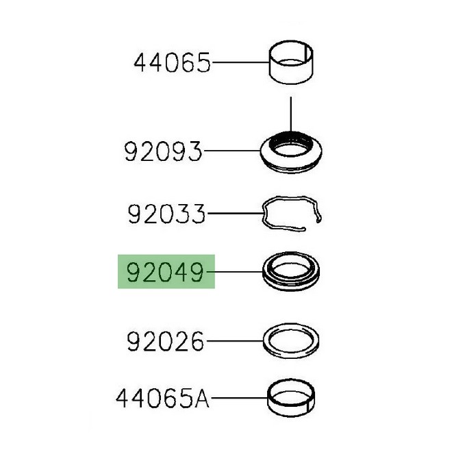 Joint spi de fourche Kawasaki 920490740 | Moto Shop 35