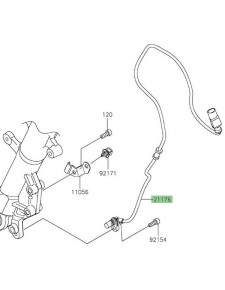 Câble ABS avant Kawasaki Z125 (2019-2021)