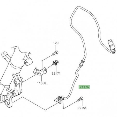 Câble ABS avant Kawasaki Z125 (2019-2021) | Réf. 211760760