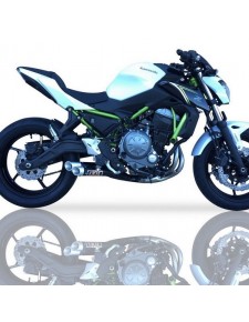 Ligne complète Ixil Dual Hyperlow XL Black Édition Kawasaki Z650 (2017-2019) | Réf. XK7353XB