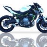 Ligne complète Ixil Dual Hyperlow XL Black Édition Kawasaki Z650 (2017-2019) | Réf. XK7353XB