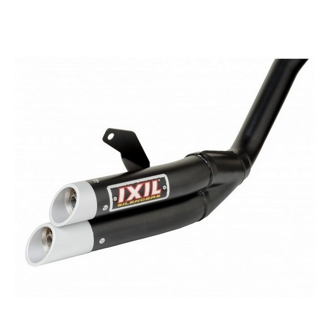 Ligne complète Ixil Dual Hyperlow XL Black Édition Kawasaki Z650 (2017-2019) | Réf. XK7353XB