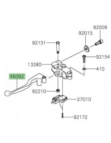 Levier d'embrayage Kawasaki 460920573 | Moto Shop 35