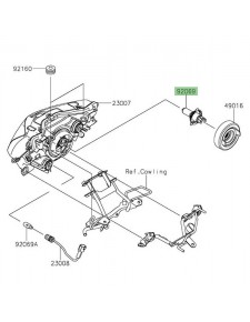 Ampoule H4 optique avant Kawasaki Z125 (2019-2024) | Réf. 920690077