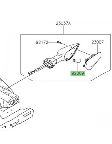 Ampoule (12V-10W) clignotants arrière Kawasaki Z125 (2019 et +) | Réf. 920690090