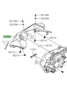 Tête de fourche Kawasaki Z400 (2019-2023) | Réf. 140930739