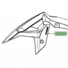 Autocollant "ABS" garde-boue avant Kawasaki Z400 (2019-2023)