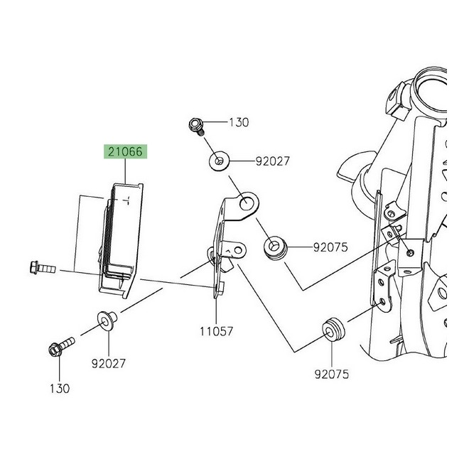 Régulateur de tension Kawasaki 210660761 | Moto Shop 35