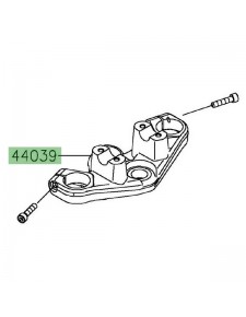 Té de fourche supérieur Kawasaki Z400 (2019-2023) | Réf. 440390183