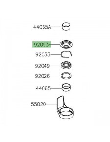 Cache poussière de fourche Kawasaki 920930717 | Moto Shop 35