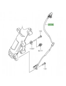 Câble ABS avant Kawasaki Z400 (2019-2023) | Réf. 211760886